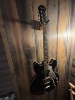Guitare Epiphone Casinon Worn Ebony, Ophalen, Zo goed als nieuw, Hollow body, Epiphone