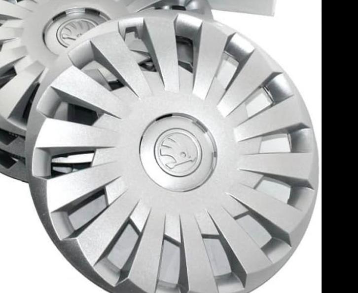 3 enjoliveurs d’origine Skoda octavia roomster superb 16", Autos : Divers, Enjoliveurs, Comme neuf, Enlèvement ou Envoi