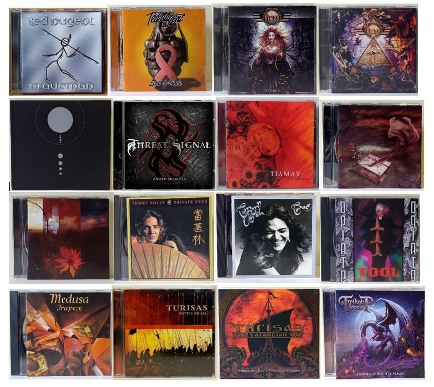 Hardrock & Metal cd's  'T', Enlèvement ou Envoi, Utilisé