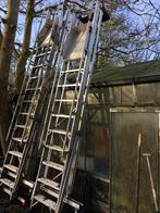 Magazijntrap, Doe-het-zelf en Bouw, Ladders en Trappen, Ophalen, Gebruikt, Ladder, Opvouwbaar of Inschuifbaar