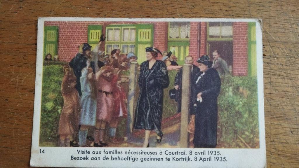 Carton Série Côte d'or Reine Astrid 1920-30, Envoi, 1920 à 1940, Non affranchie