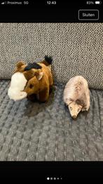 Lot de 2 peluches : cheval 14 cm et hérisson 13 cm, Enfants & Bébés, Jouets | Peluches, Enlèvement ou Envoi, Cheval
