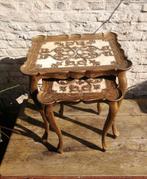 2 Italiaanse bijzettafeltjes Firenze, Antiek en Kunst, Curiosa en Brocante, Ophalen