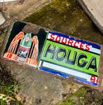 Plaque émaillée Hougardia emaille bord, Verzamelen, Ophalen of Verzenden, Gebruikt