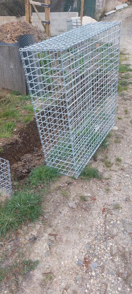 Panier gabion 100x100x30, Jardin & Terrasse, Gaze & Fils