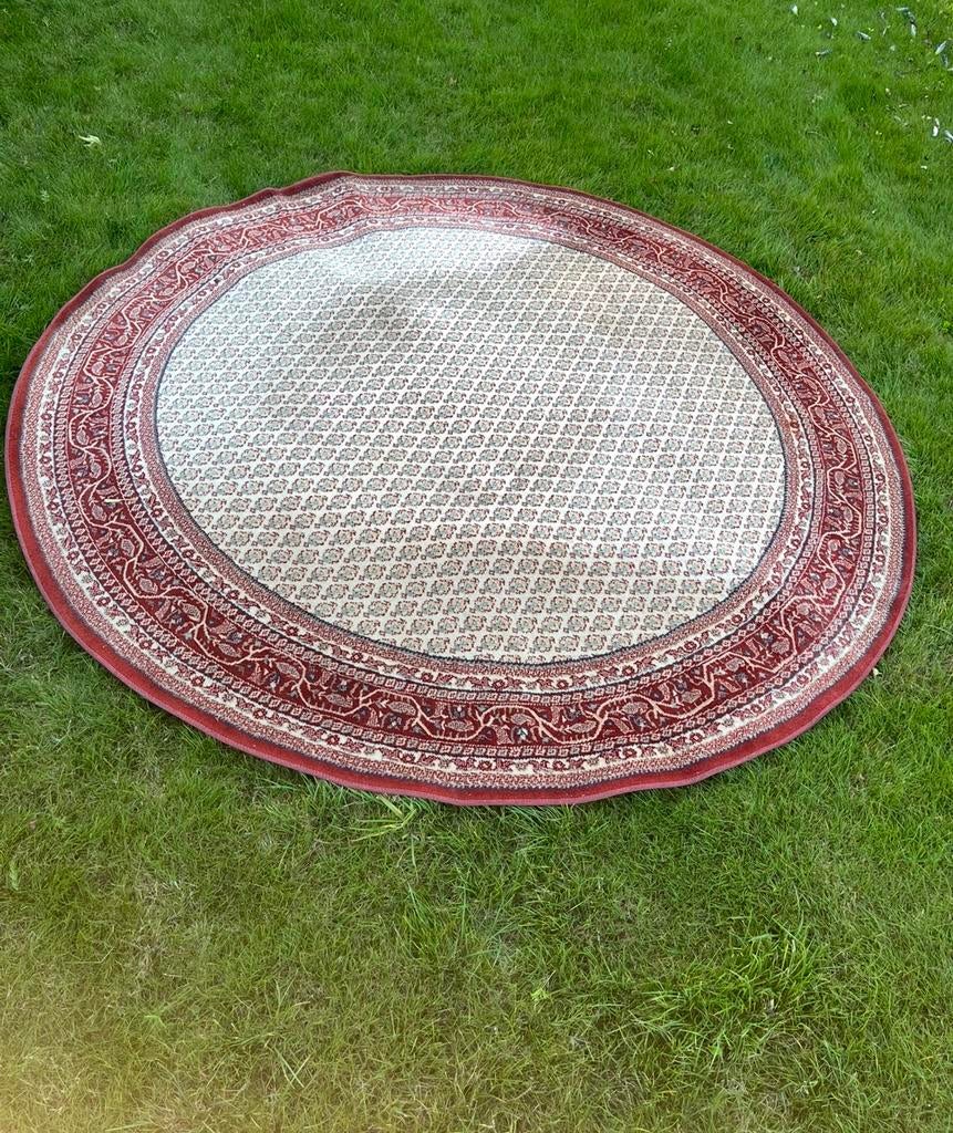 Ronde tapijt diameter 199 cm, Ophalen, Gebruikt, Klassiek, 150 tot 200 cm
