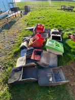 lot de tondeuse et sac de tonte, Tuin en Terras, Grasmaaiers, Ophalen, Gebruikt, Benzine-grasmaaier