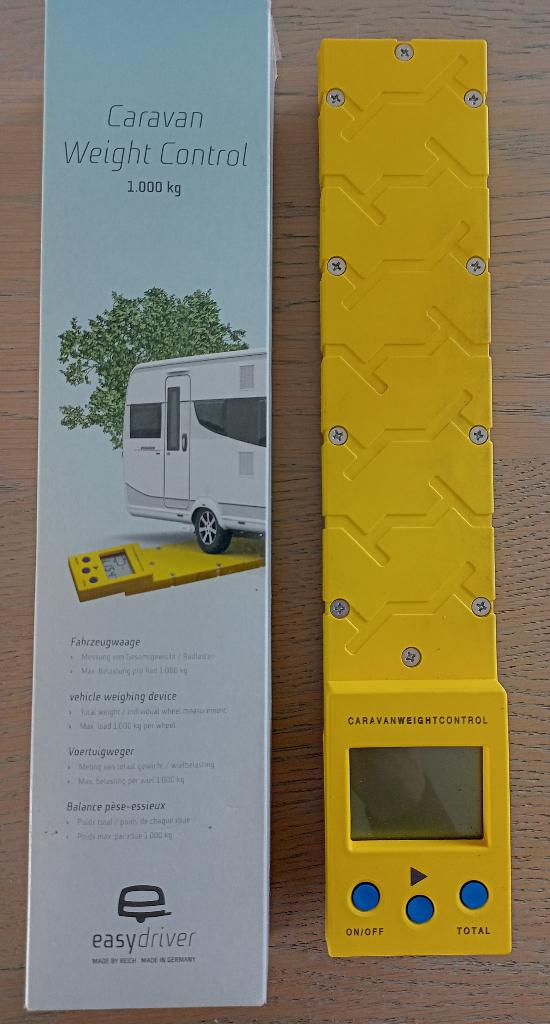 weegtoestel caravan, Ophalen, Zo goed als nieuw