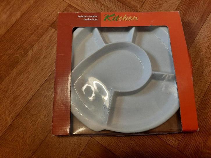 nieuw fondue bord 'Kitchen', Huis en Inrichting, Keuken | Servies, Nieuw, Ophalen of Verzenden
