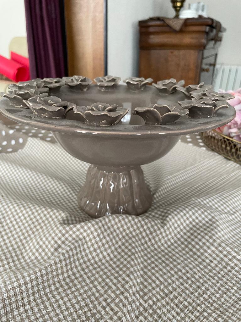 Decoratie schotel en vaad, Ophalen