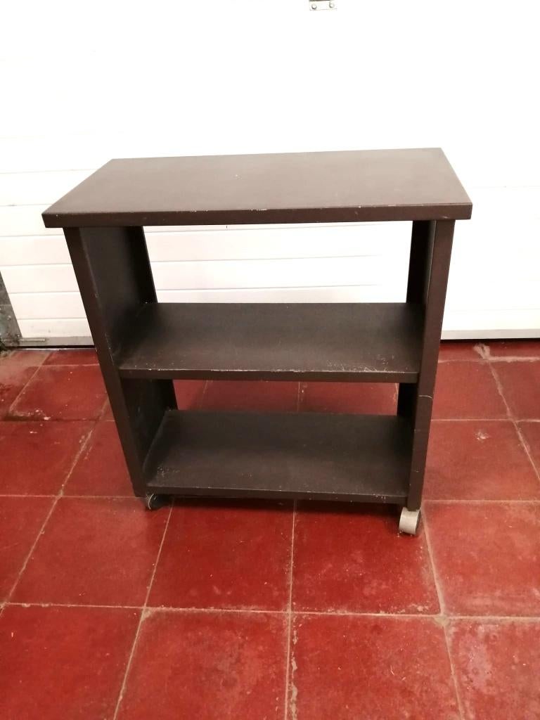 étagère métallique sur roulettes, Maison & Meubles, Enlèvement, Utilisé