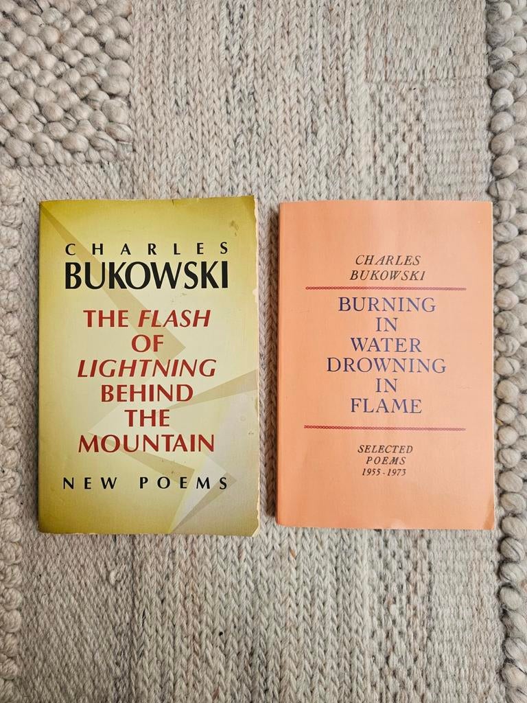 2 liasses de livres de poésie de Charles Bukowski, Livres, Poèmes & Poésie, Un auteur, Enlèvement ou Envoi