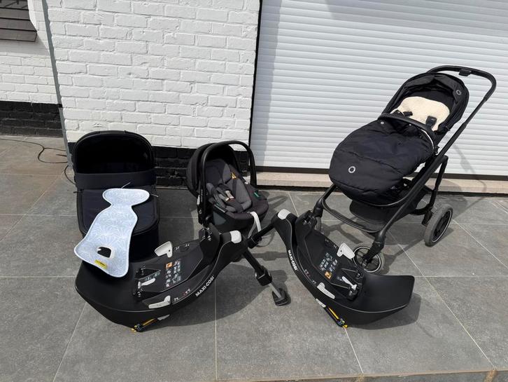 Kinderwagen + maxi cosi + isofixen, Kinderen en Baby's, Buggy's, Gebruikt, Voetenzak, Ophalen