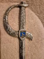 Vintage verzilverde briefopener Waterloo stijl, Enlèvement ou Envoi