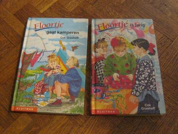2 kinderboeken Floortje, Enlèvement ou Envoi, Utilisé