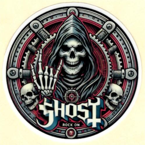Ghost sticker #1, Verzamelen, Muziek, Artiesten en Beroemdheden, Nieuw, Verzenden