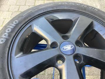 Ford focus 2007 velgen 16 inch alu zwart, Auto-onderdelen, Ophalen, Velg(en), 16 inch, 205 mm