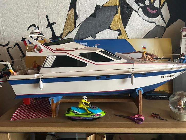 Sea commander GRAUPNER, Hobby en Vrije tijd, Modelbouw | Boten en Schepen, Gebruikt, Groter dan 1:32, Ophalen