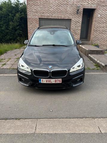 BMW 218D Gran Tourer, Auto's, BMW, Automaat, Monovolume, Zwart, Leder