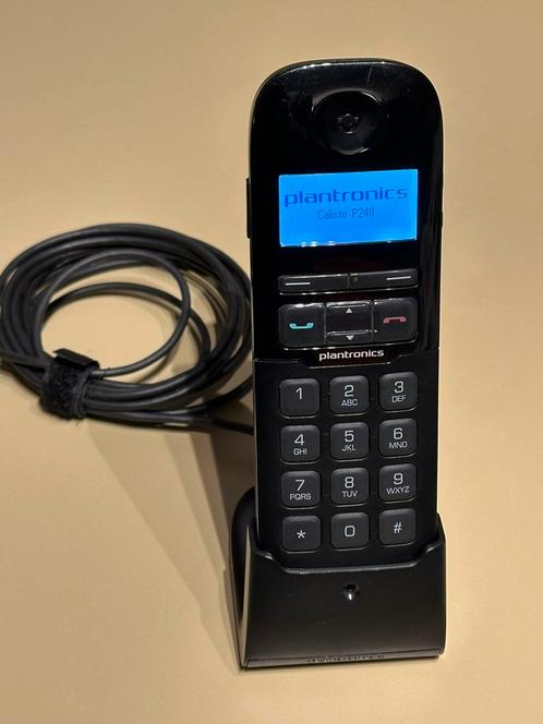 Plantronics P240 - VoIP-telefoon voor teams, Telecommunicatie, Datacommunicatie en VoIP, Zo goed als nieuw, Telefoon, Ophalen of Verzenden