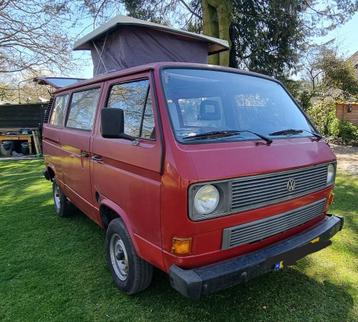 Toffe volkswagen t3 bus camper, Caravans en Kamperen, Mobilhomes, Particulier, Volkswagen
