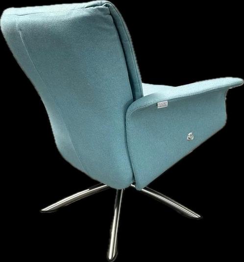 Relaxfauteuil Hjort Knudsen – IJsblauw – Manueel Verstelbaar, Huis en Inrichting, Stoelen, Nieuw, Eén, Metaal, Stof, Blauw, Ophalen
