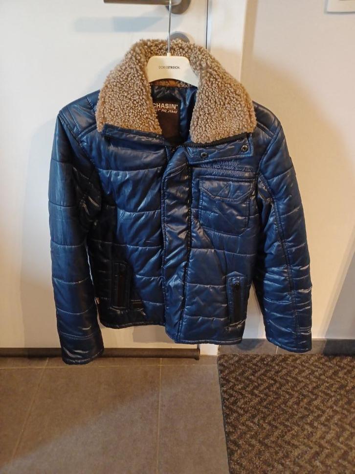 ALS NIEUW!!! WINTERJAS "CHASIN" SMALL/MEDIUM, Kleding | Dames, Jassen | Winter, Zo goed als nieuw, Maat 38/40 (M), Blauw, Ophalen of Verzenden