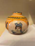 Vase boule faience signe henriot quimper, Antiquités & Art, Antiquités | Céramique & Poterie, Envoi
