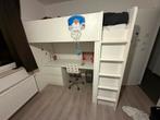 Hoogslaper met bureau en kleerkast, Ophalen, Zo goed als nieuw, Hoogslaper