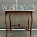 Metalen letters WHISKY-RICARD, Ophalen of Verzenden, Gebruikt