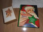 kerstboek met 8 versieringen in en doosje met engel op, Diversen, Ophalen of Verzenden, Zo goed als nieuw