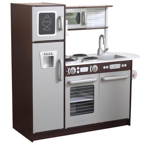 Kidkraft Uptown Espresso speelgoed keuken, Kinderen en Baby's, Speelgoed | Speelkeukens, Zo goed als nieuw, Speelkeuken, Hout