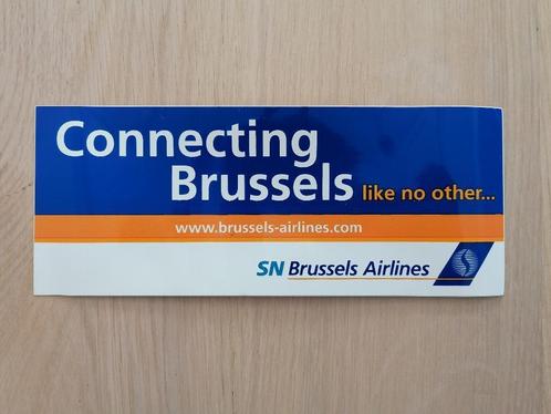 SN Brussels Airlines Sticker #01 Connecting Brussels Sabena, Verzamelen, Sabenasouvenirs, Nieuw, Ophalen of Verzenden