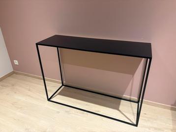 William Winston Muurtafel KUBUS - Zwart metaal 120x40x84 cm beschikbaar voor biedingen