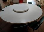 Grote formica tafel met stoelen, Huis en Inrichting, Ophalen, Zo goed als nieuw