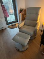 T&T design relax club + voetensteun, Huis en Inrichting, Fauteuils, Ophalen, Zo goed als nieuw