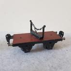 Marklin, 2-assige wagon met staaf en ketting, spoor 0, Hobby en Vrije tijd, Ophalen of Verzenden, Wagon