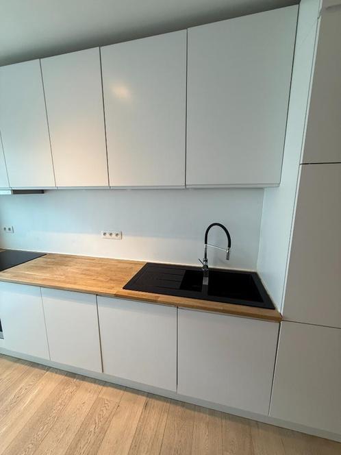 Keuken - Prima staat, Huis en Inrichting, Keuken | Complete keukens, Gebruikt, Enkelwandige keuken, Wit, Hout, Ophalen