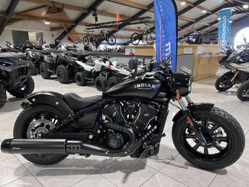 Indian Scout Bobber Ltd + Tech Black Smoke, Motoren, Motoren | Overige merken, Bedrijf, Chopper, meer dan 35 kW, Ophalen