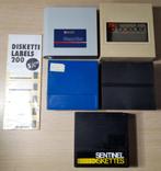 50 Floppy Disks + cases + labels 5.25 inch, Computers en Software, Ophalen of Verzenden