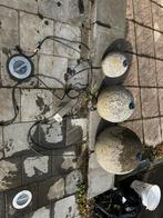 3 Fonteinbollen (bijhorende kabels op foto), Tuin en Terras, Ophalen, Gebruikt