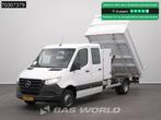 Mercedes Sprinter 514 CDI Kipper met Kist Dubbel Cabine 3,5t, Auto's, Stof, Gebruikt, Euro 6, 4 cilinders