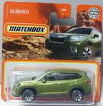 Matchbox 2019 Subaru Forester Groen - 10/100, Kinderen en Baby's, Nieuw, Ophalen of Verzenden