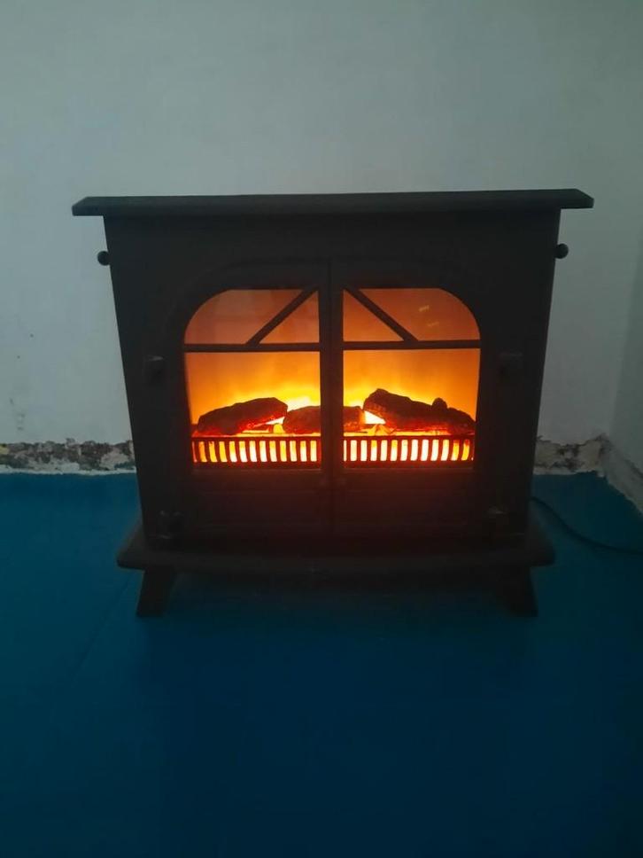 Sfeerkachel / houtkachel, Huis en Inrichting, Kachels, Gebruikt, Vrijstaand, Overige soorten, Elektrisch, Ophalen