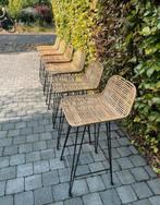 HK living rotan, Huis en Inrichting, Barkrukken, Ophalen, Gebruikt, Met voetsteun, 60 tot 90 cm