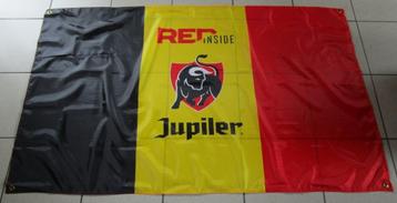 NIEUWE belgische vlag – Red Inside Jupiler - Rode Duivels beschikbaar voor biedingen