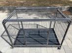 hondenbench  op wieltjes voor grote hond, Dieren en Toebehoren, Ophalen, Gebruikt
