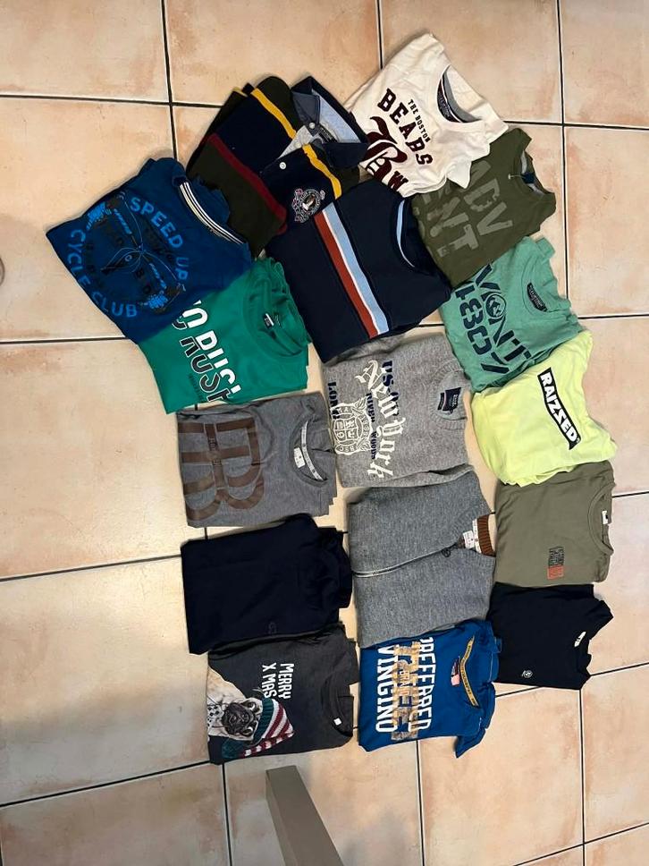 pakket 25 stuks kinderkleding maat 152, Kinderen en Baby's, Kinderkleding | Kinder-kledingpakketten, Gebruikt, Maat 152, Ophalen of Verzenden