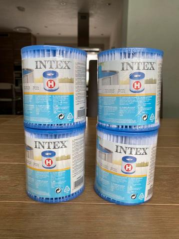 Intex zwembad filtercartridge Type H (29007) 4 stuks  disponible aux enchères