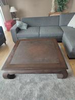 Originele Oosterse opiumtafel / salontafel, Huis en Inrichting, Ophalen, Vierkant, Zo goed als nieuw, Minder dan 50 cm